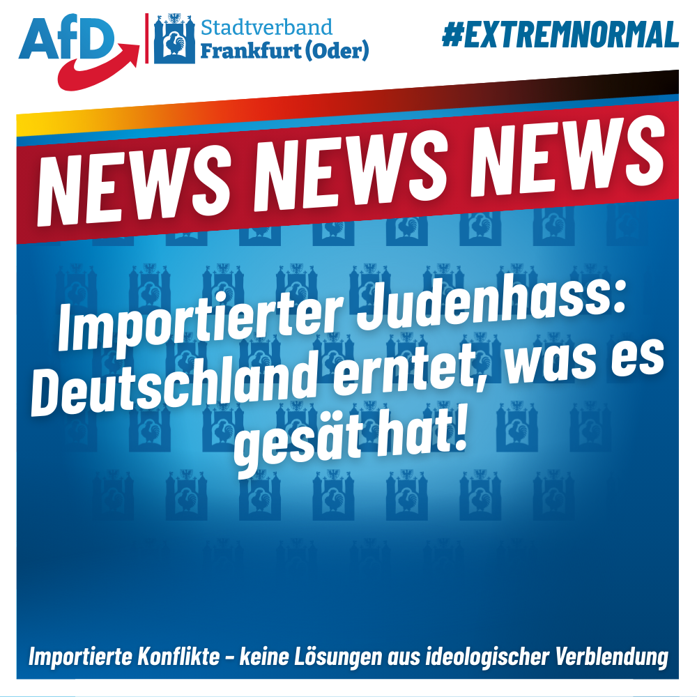 Bild zu Importierter Judenhass: Deutschland erntet, was es gesät hat