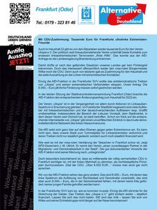 Cover of AfD FFO Journal - Ausgabe 1