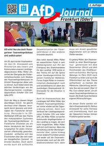 Cover of AfD FFO Journal - Ausgabe 2