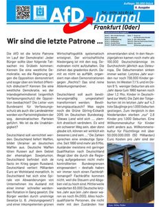Cover of AfD FFO Journal - Ausgabe 6